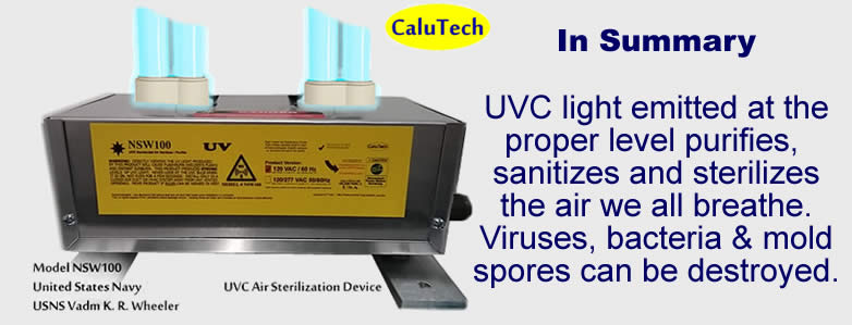 UV air purifiers summary of devices
