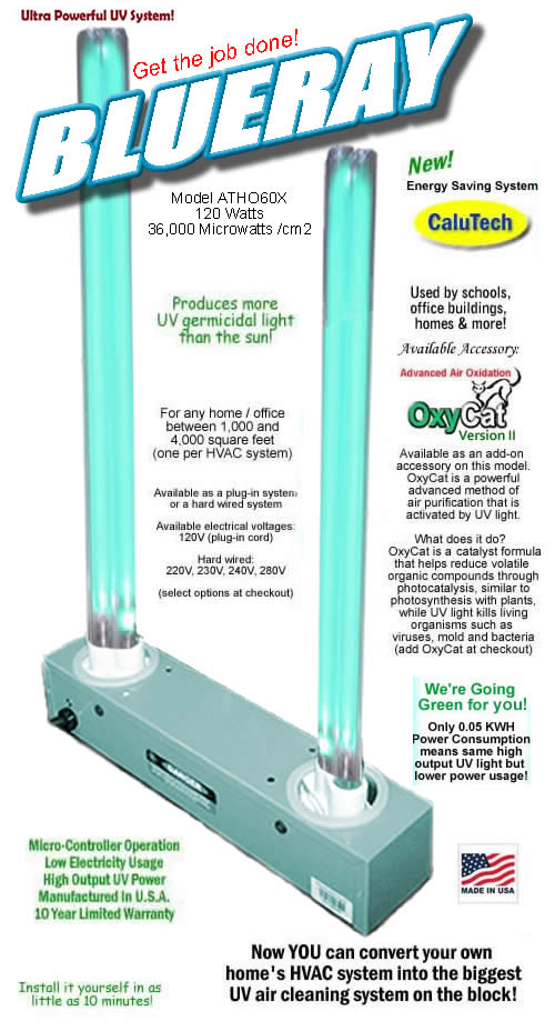 germicidal uvc light air purifier